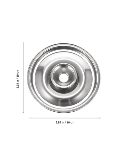 Paslanmaz Çelik Tava Kapağı Paslanmaz Çelik Kapak Kasesi- Tencereler İçin 3.9in Küçük Evrensel Kapak Granit Desen