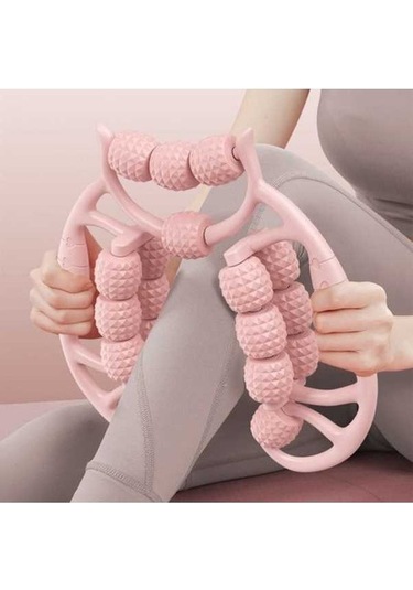 Tongxida Profesyonel Selülit Masaj Aleti - Kalça Ve Baldır Için 3d Döner Toplu Model 2bwıav Pembe Pembe