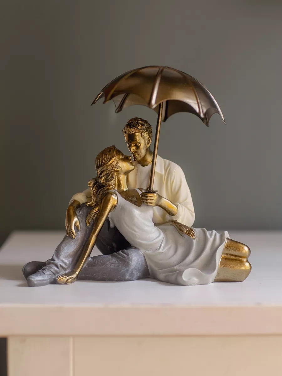 Lefard İç Dekorasyon İçin Raf Figürü "aşıklar" 15 Cm 140639129