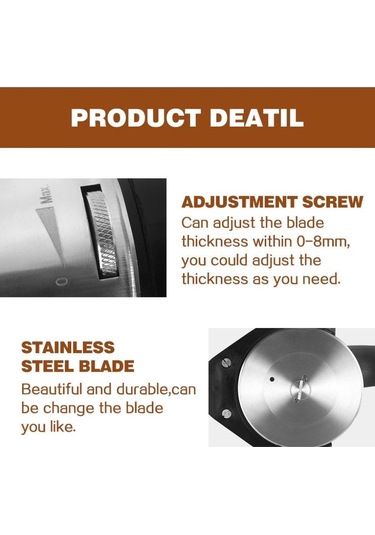 Döner Kesme Makinası Elektirikli+yedek Tavuk Döner Kesme Bıçağı+yedek Kayış-rdc