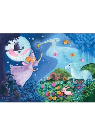 Djeco Dekoratif Puzzle 36 Parça / The Fairy And The Unicorn