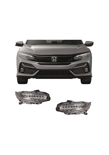 Honda Civic Ön Sağ-sol Set Far Ledli Sedan Hatcback 2016-2021