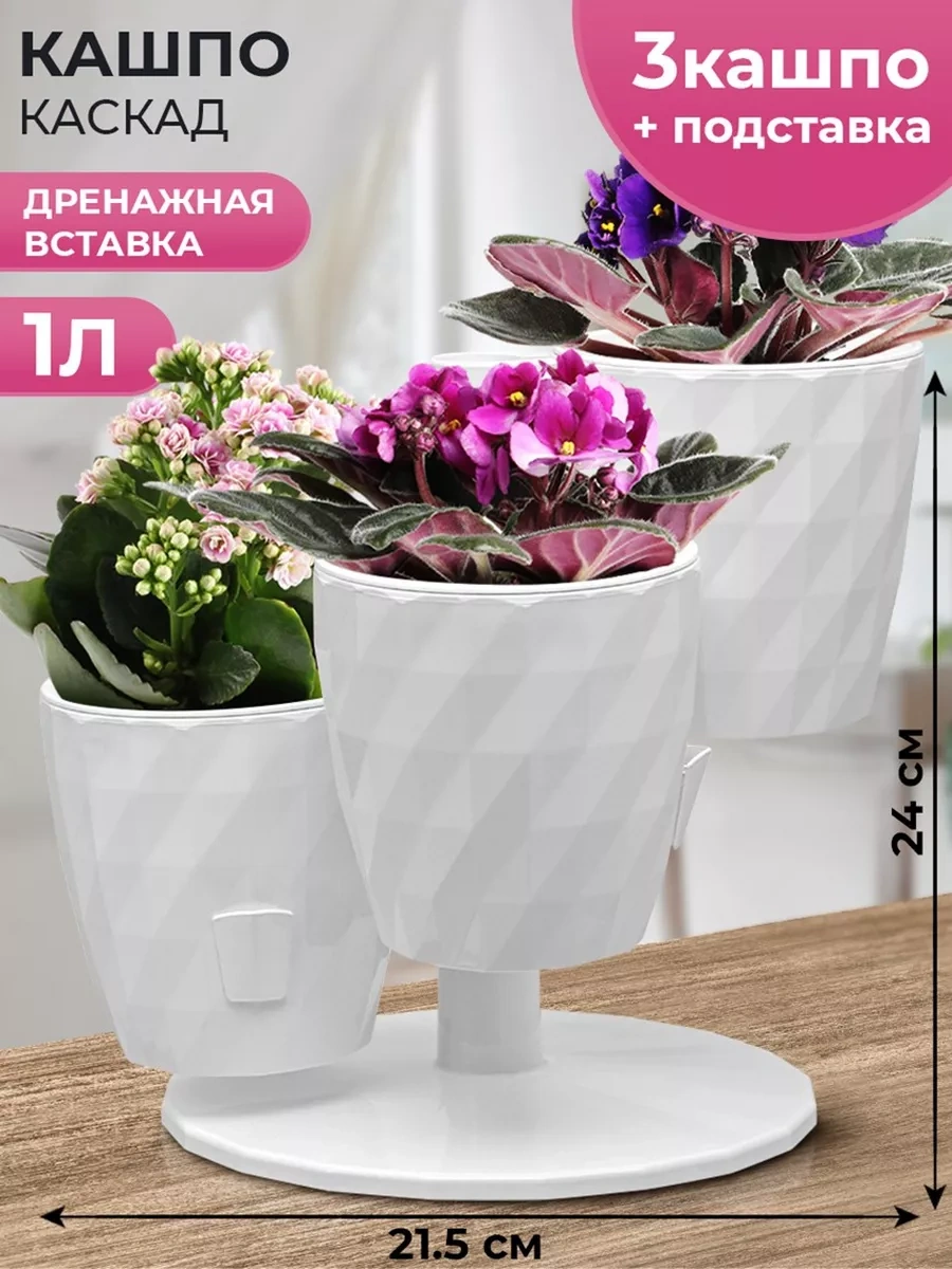 La Decoro Sukulent Saksıları, Menekşe Saksıları, Kaskad Saksılar. 120462503