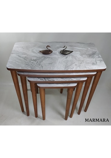 Mdf Lam 4 Lü Zigon Sehpa Mirzabeyoğlu Mobilya