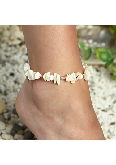 Azuris 925 Ayar Gümüş Sedef Halhal