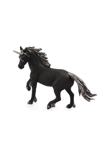 Siyah Unicorn Model Figür /