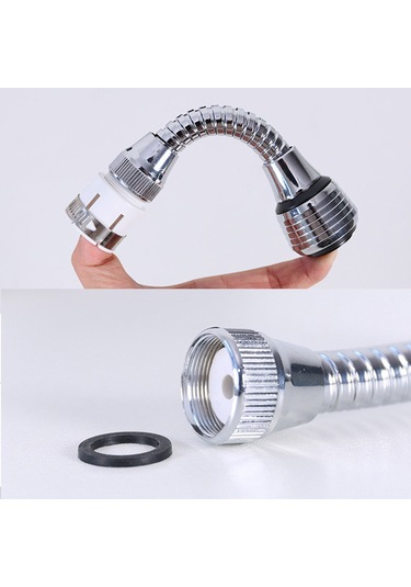 Yaozixa Ev Su Filtreli Mutfak Faucet Spreyi - 2 Çıkış Şekli, Tasarruf Eden Metal Filtrasyon Ucu Ve Adaptör