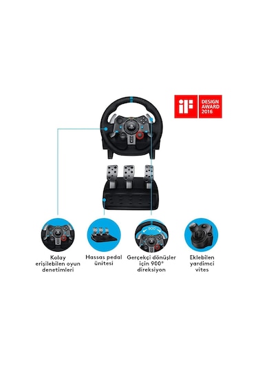 Logitech G29 Driving Force Yarış Direksiyonu 941-000112