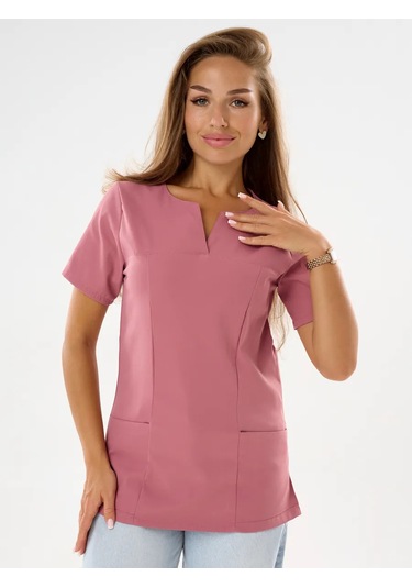 Nairimed Tıbbi Gömlek 414885467 Tozlu Pembe