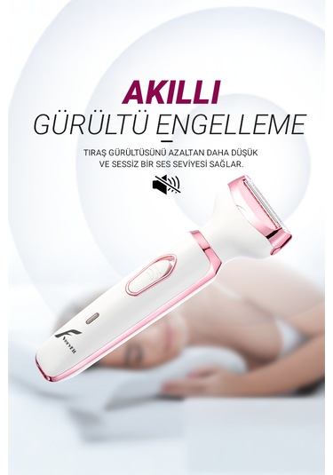 Veryfit RF-3028 4'ü 1 Arada Epilasyon Aleti