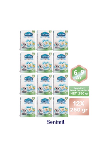 Senımıl 2 Bebek Devam Sütü 250 G 12 Adet