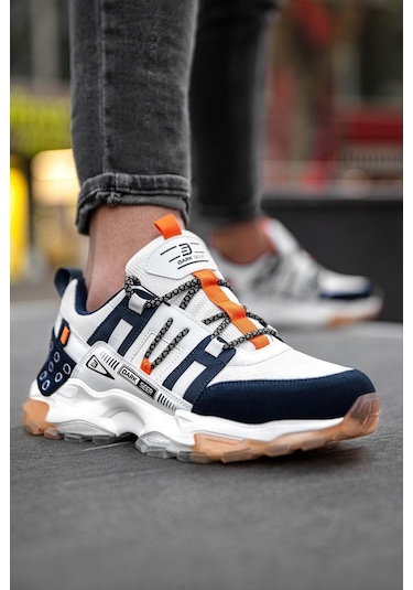 Dark Seer Ds Albers Beyaz Turuncu Erkek Sneaker Beyaz - Turuncu