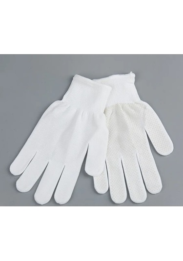 Reblaze Naylon Eldivenler Pvc Mikrokopçuklu 6 Çift Beyaz 453320098