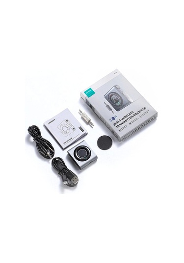Joyroom Jr-cb2 Wireless Transmitter 2'si 1 Arada Kablosuz Verici/alıcı-koyu Grı