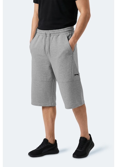 Slazenger Noctura Erkek Kapri Gri Şort