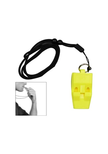 Suntek Spor Düdüğü Antrenörleri Futbol Yürüyüşü Sarı