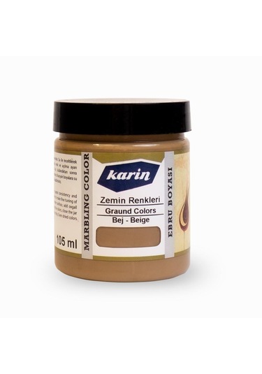 Karin Ebru Boyası 105 Ml. 904 Zemin Renkleri - Bej