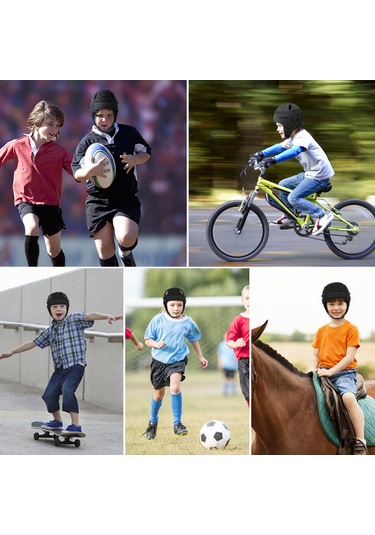 Geeroyoo Gençlik Yumuşak Ragbi Kaskı Çocuklar İçin Ayarlanabilir Futbol Ve Futbol Başlığı Hafif Koruyucu Spor Kaskı Kamuflaj Kamuflaj
