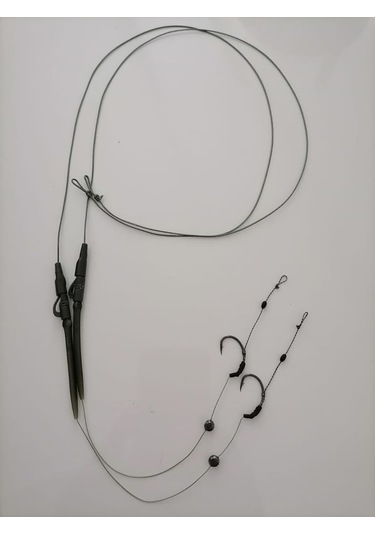 Profesyonel Sazan Rig Takımı Kurşun Aparatlı 2 Adet