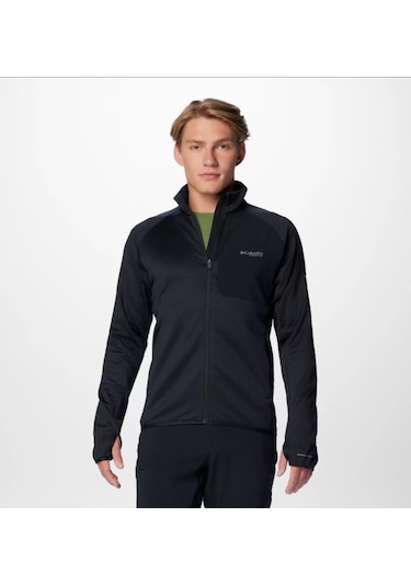 Columbia Triple Canyon Grid Fleece Fz Iı Siyah Erkek Outdoor Polar Ao4789 Siyah