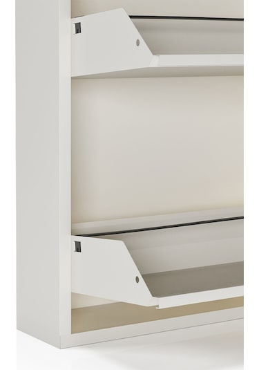 Ceha 4'lü Metal Ayakkabılık - Beyaz K.AYK-4 /AB9010