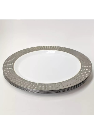 Klık-pıknık Plastik Tabaklar 10 Adet, 26 Cm, Tek Kullanımlık-tekrar Kullanılabilir 182343776 100 adet