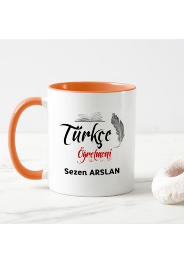 Kişiye Özel Türkçe Öğretmeni Kupa Bardak Ha36