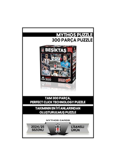 Beşiktaş Takım 300 Parça Puzzle