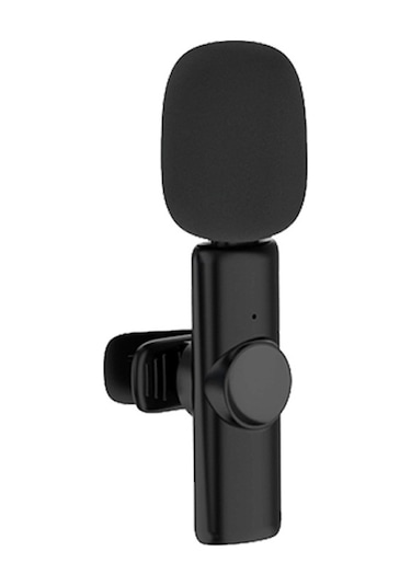 Lavalier Kablosuz Mini Klipsli Yaka Mikrofonu