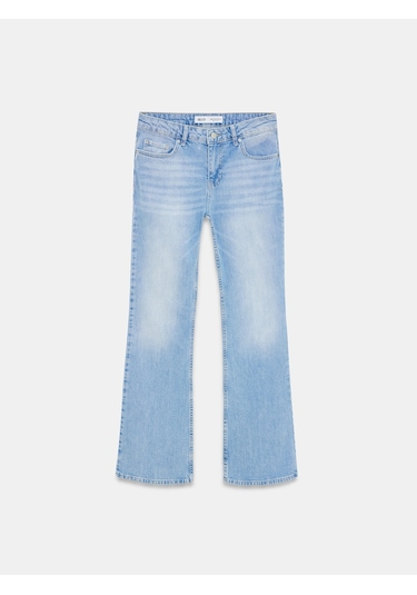 Dilvin 72300 Düşük Bel Bootcut Jean-mavi