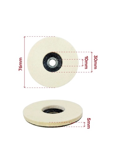 Skrab Kevlar Disk Parlatma 3 İnç 76x10 Mm 5 Adet Skrab 35936 237091827