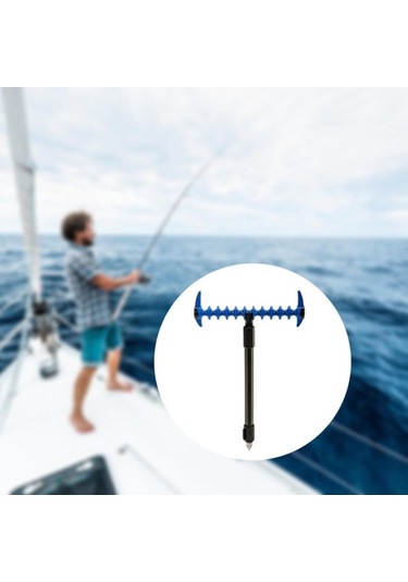 Pazly Balıkçı Çubuk Tutucu Dinlenme Kolu Tip-b Zemin Fişi - Pratik Ve Kolay Kullanım