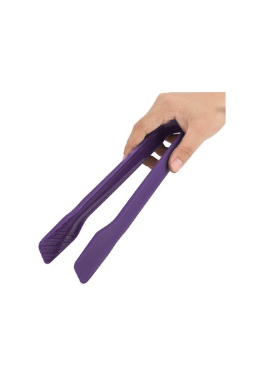 Lemestar Üçlü Gıda Kolu - Sağlıklı Plastik, Kaymaz Tutma, Yıkama Kolay - Ev, Kamp, Parti İçin Mor Mor