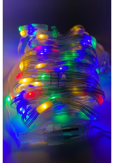 10 Metre Rgb Peri Led Işık Ip64 Dış Mekan Jack Eklemeli Dekoratif Led Işık Yılbaşı Süsü Çok Renkli