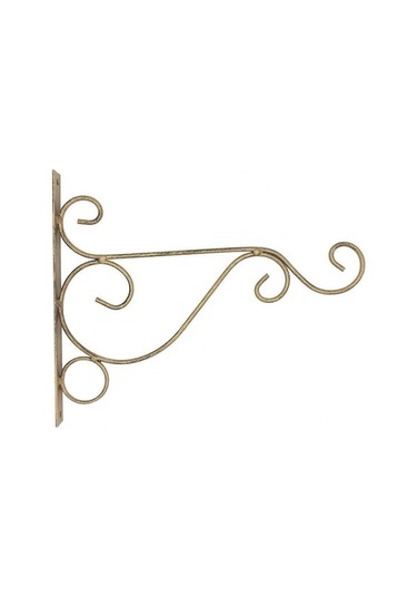 Bronz Metal Demir Duvar Askı Aparatı Sanat Bitki Tutucu Askı Kancası Ev Bahçe Dekor L