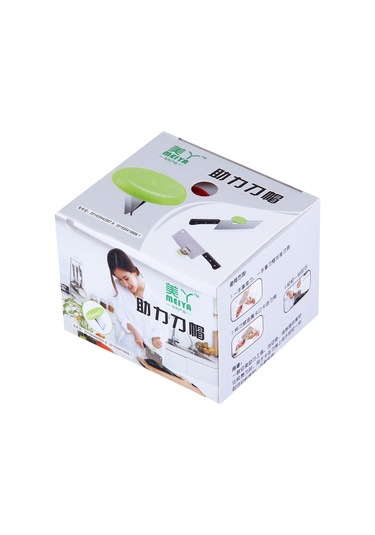 Cbtx Yaratıcı Meıya Mutfak Gerekli Gıda Sebze Kesme Güçlendirici Bıçak Kapağı Beyaz