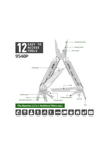 Çok Amaçlı Alet, 12'si 1 Arada Çok Amaçlı Alet Pensesi Hayatta