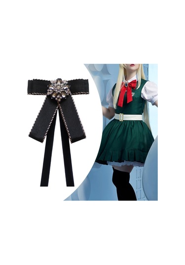 Homyl Takım Bluz Giyim Aksesuarları Için Kravat Bow Tie Siyah Çok Renkli