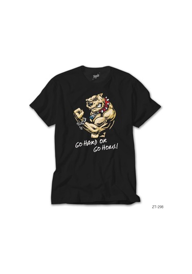 Fitness Hardline Dog Siyah Tişört Siyah