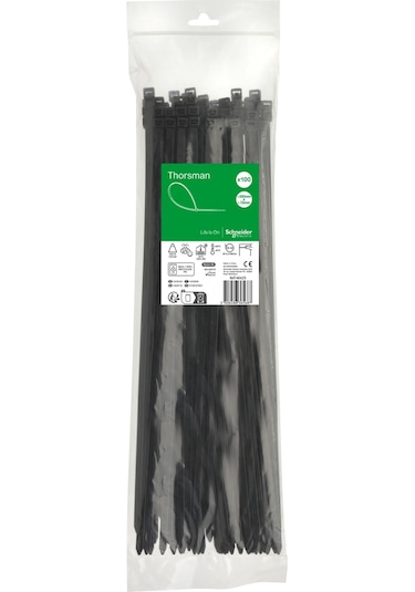 Schneider Electric Imt46425 380x7,6 Siyah Kablo Bağı Klips 100'lü Paket