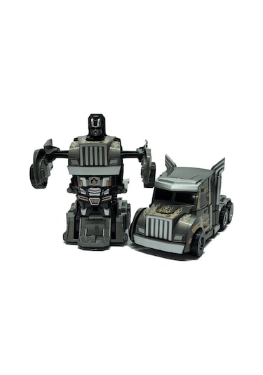 Transformer Tarzı Tıra Dönüşen 14 Cm Optimus Prime Robot Olan Tır Renkli