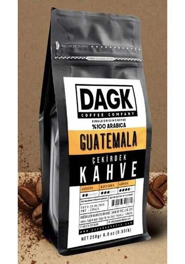 Dagk Guatemala Çekirdek Kahve 250gr Çekirdek