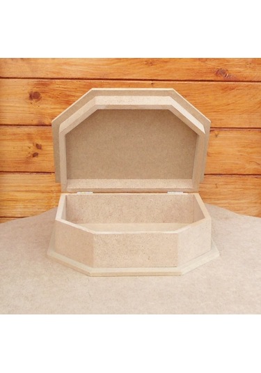 Ham Ahşap Kutu 8 x 24 x 18.5 CM