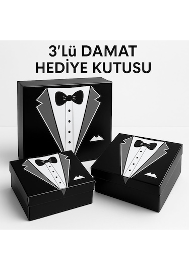 Damat Kolisi, Söz Nişan Damat Kutusu, Damat Bohçası 3 Boy