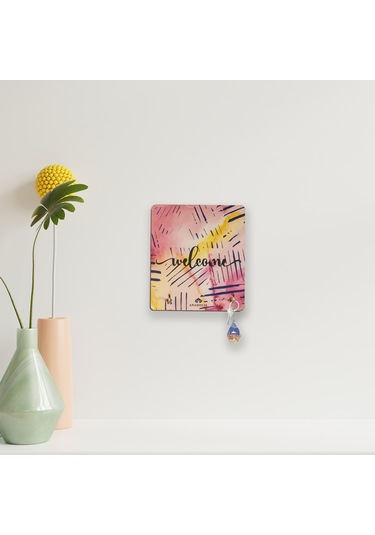 Anadoliamağazacılık Welcome Suluboya Dekoratif Askılık Diğer