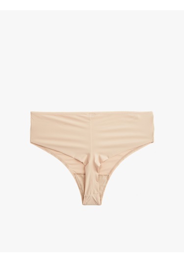 Koton Rahat Kalıp Ekstra Yüksek Bel String Külot Ten Rengi 6wlk30202mk Ten Rengi