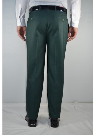 Kılasık Battal Fılafıl Kumaş Pantolon Yesil