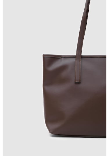 Golden Omuz Çantası - Kahverengi