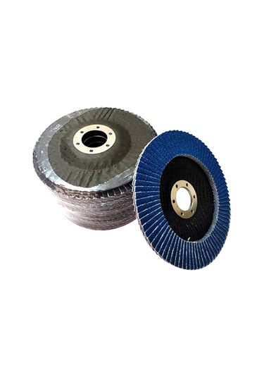 Mufunye Zirkonyum Alümina Aşındırıcı 10'lu Paket - 4.5" Açılı Taşlama İçin Mavi Flap Diskler