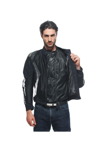 Dainese Super Rider 2 Black White Absøluteshell Mont Siyah